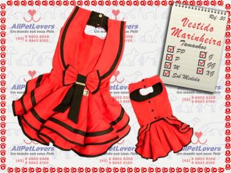 Vestido Marinheira com Laço