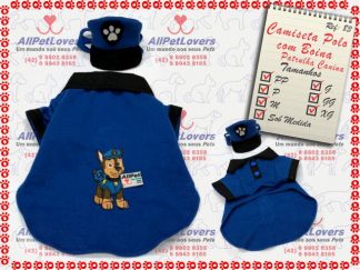 Camiseta Polo com Boina (Patrulha Canina)