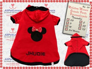 Moletom Minnie Grande Porte Personalizado