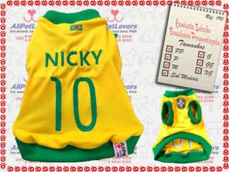 Camiseta Seleção Brasileira Personalizada